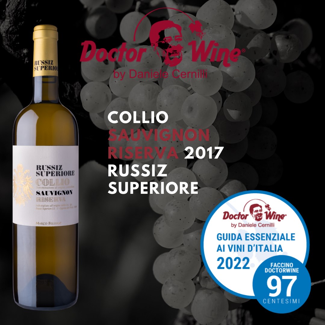 Collio Sauvignon Riserva 2017 Russiz Superiore the best Sauvignon Wine for Doctor Wine