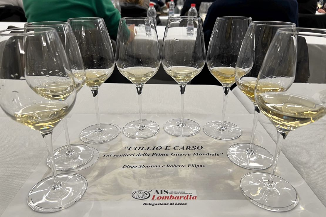 La degustazione della delegazione lombardia di AIS Lecco